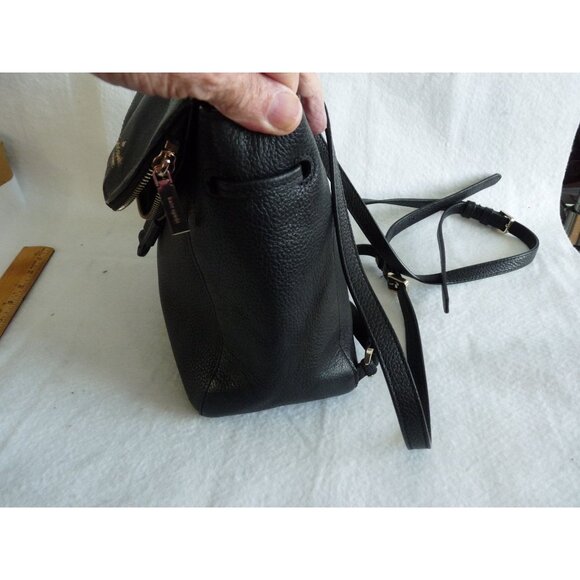 Kate Spade Leila Flap Backpack Black Medium EUC main image 7